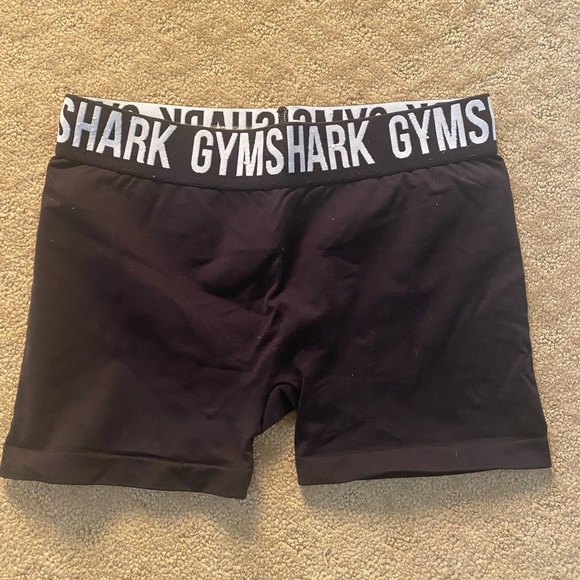 Gymshark Fit Seamless Shorts black/white - Picture 1 of 4